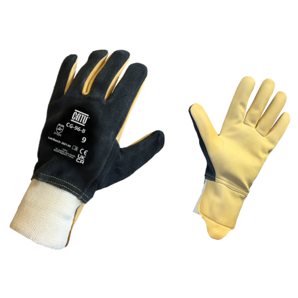 Gants de travail en cuir taille 10